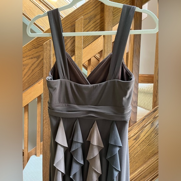 Brown Mini evening dress besty & adams size 4 - Picture 4 of 7